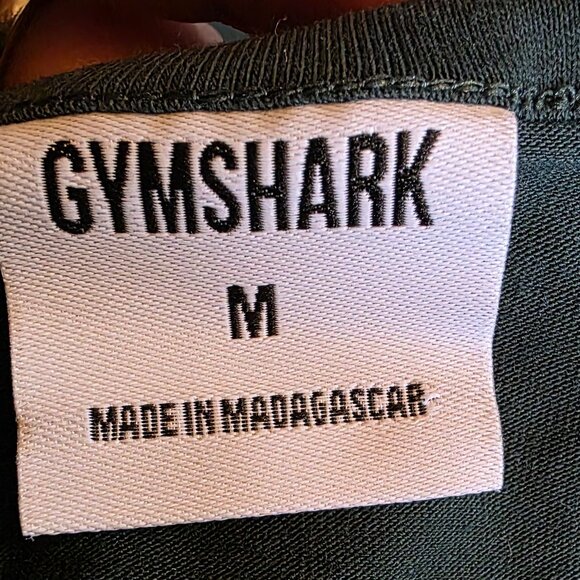 NWOT GYMSHARK ( MED ) REACT STINGER Slim Fit Active Denim Tea lTank Top - Picture 5 of 6